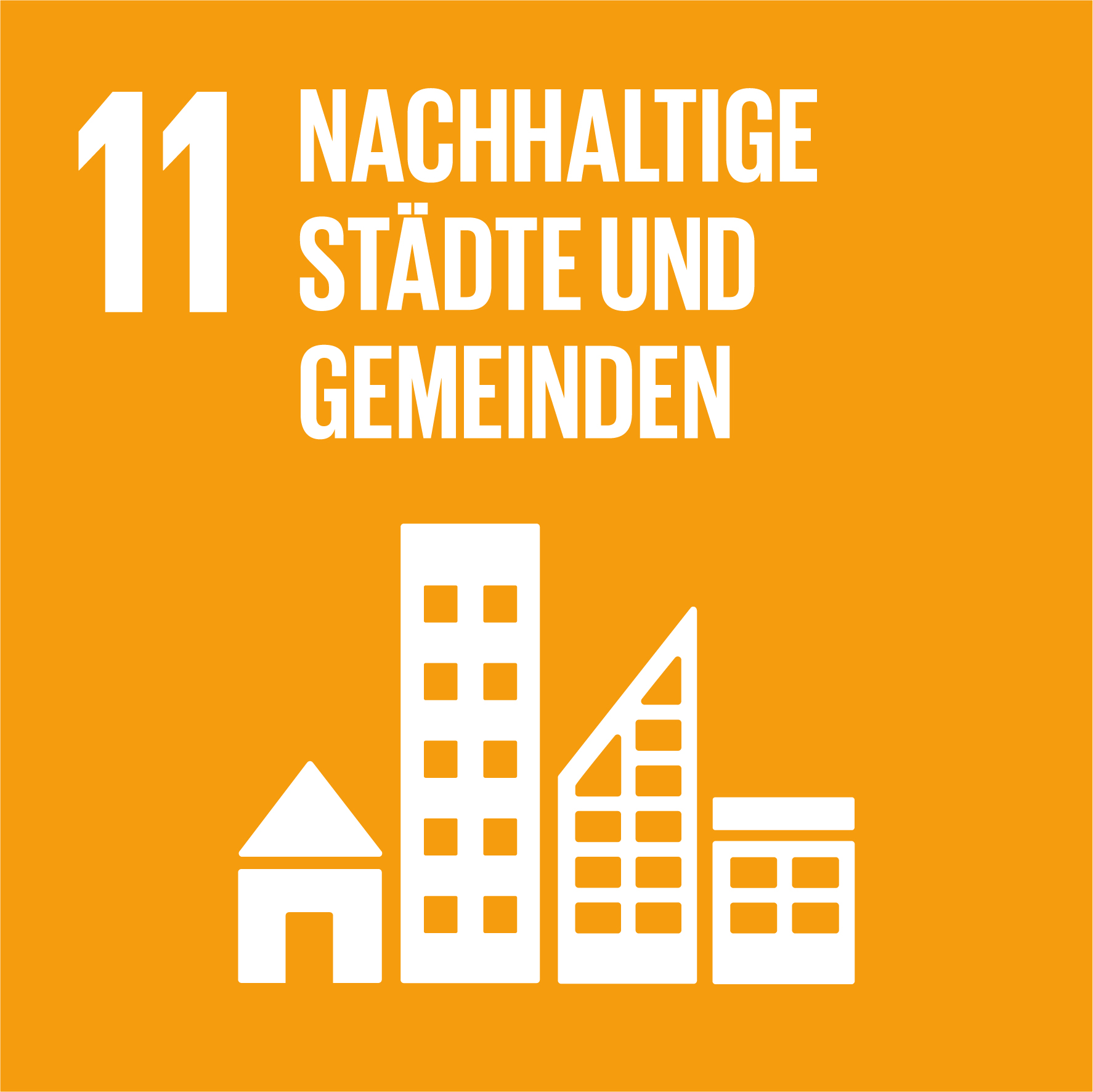 symbol für 11 Nachhaltige Städte und Gemeinden